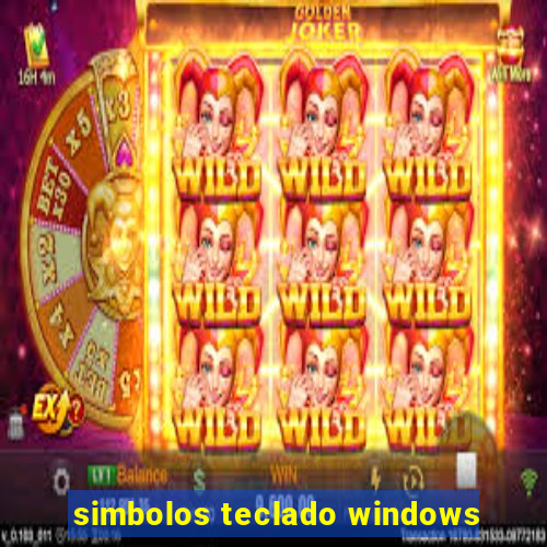 simbolos teclado windows